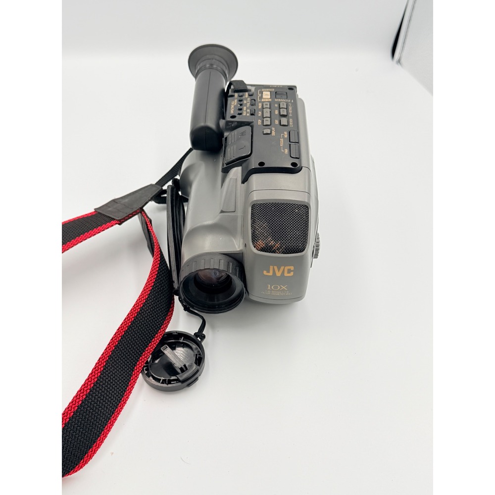 JVC GR-AX25U Compact VHS Camcorder 10x Zoom World Cup USA‎ 1994 Vintage Grey